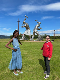 Comet Festival 2024 gala queen Oluwafikayomi Tafa and gala king Aaron Arthur at Coronation Park